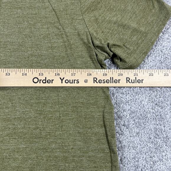 North Face‎ T Shirt Womens Medium San Francisco Outdoors Hiking Military Green - Picture 11 of 11